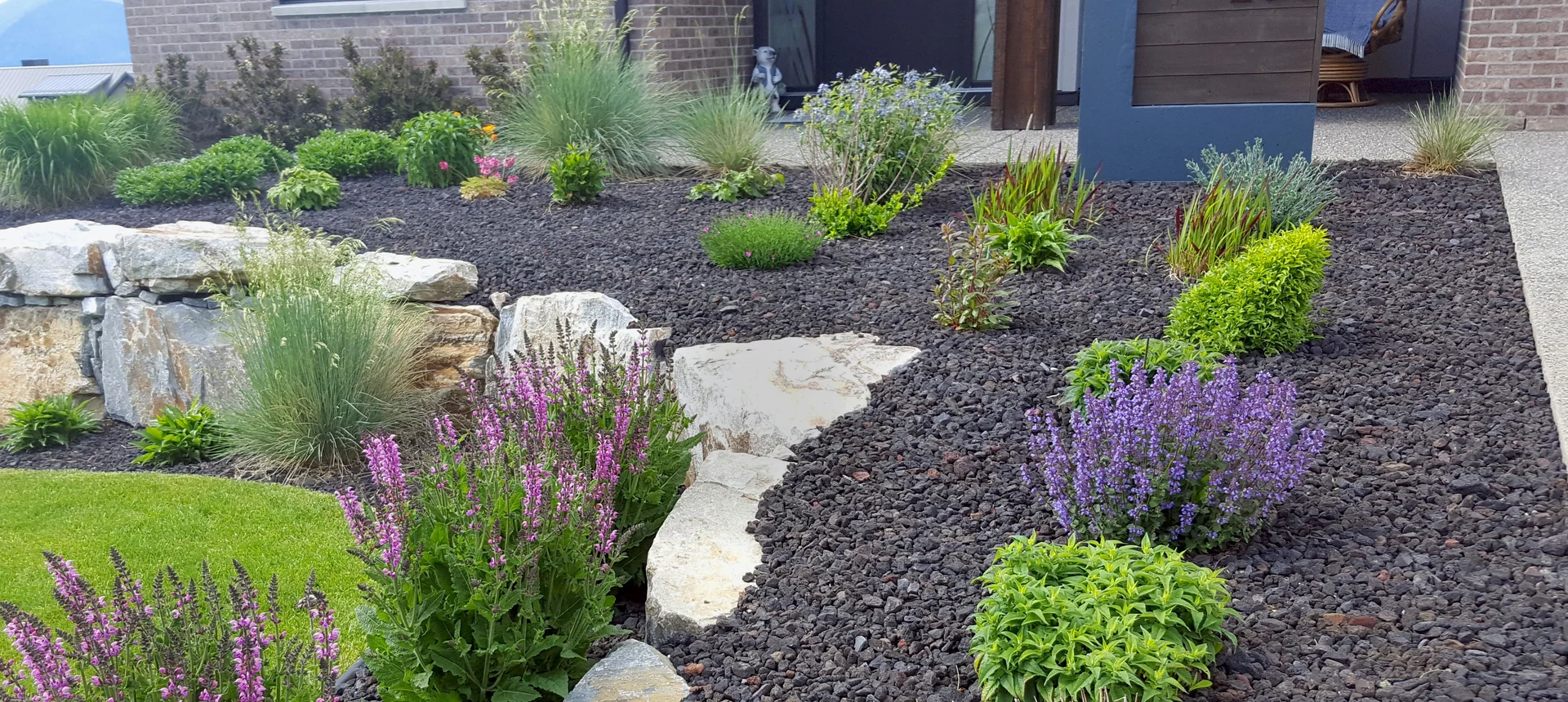 landscaped garden